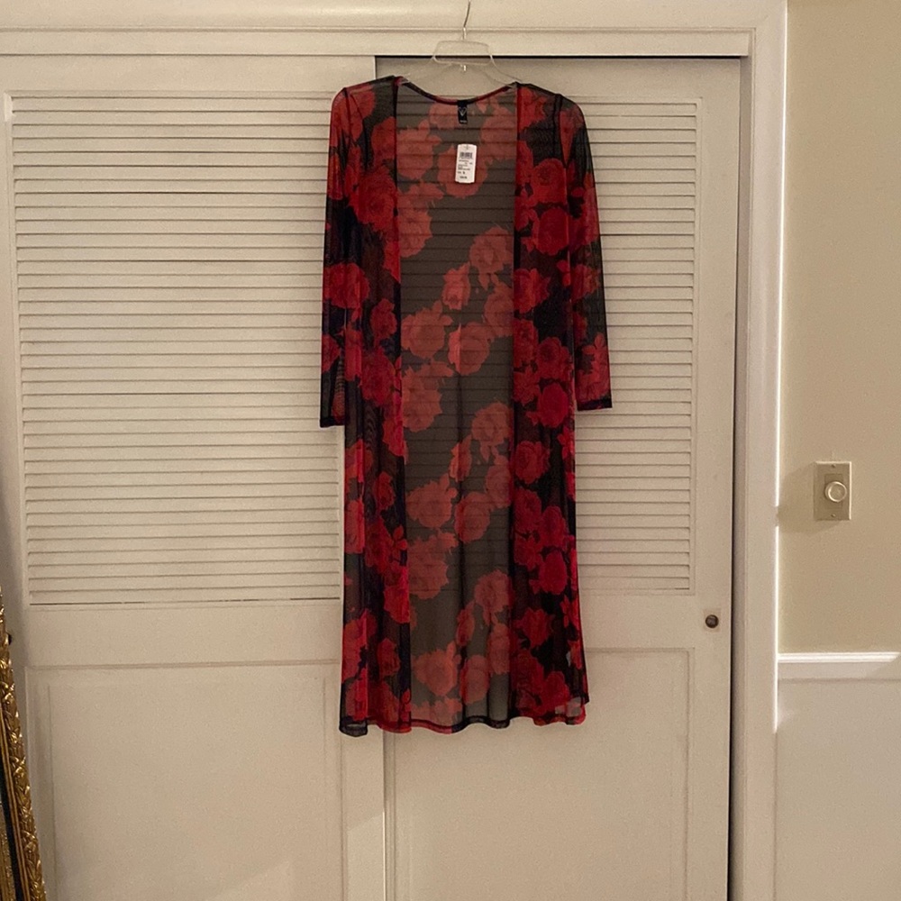 Women Cardigan from Windsor red and black.